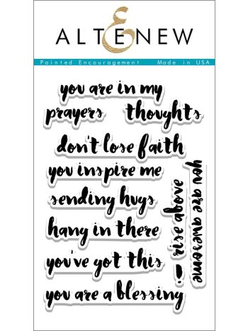 Altenew - Painted Encouragement - Clear Stamps 4x6